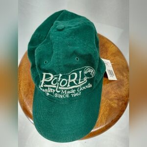 Polo By Ralph Lauren Green Brushed Cotton Ball Hat NWT